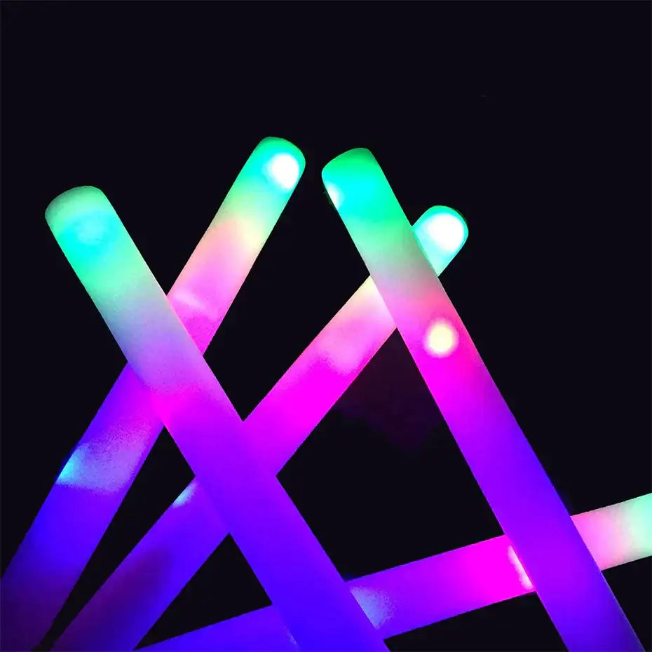 Rainbow led foam stick baton party event light