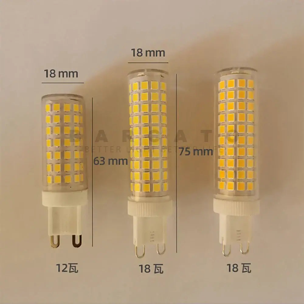 Modern cylindrical warm natural white led g9 bulb kitchen light