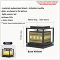 Modern black and gold led garden light outdoor landscape lantern