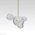 Modern gold glass ball chandelier – dining room pendant lights