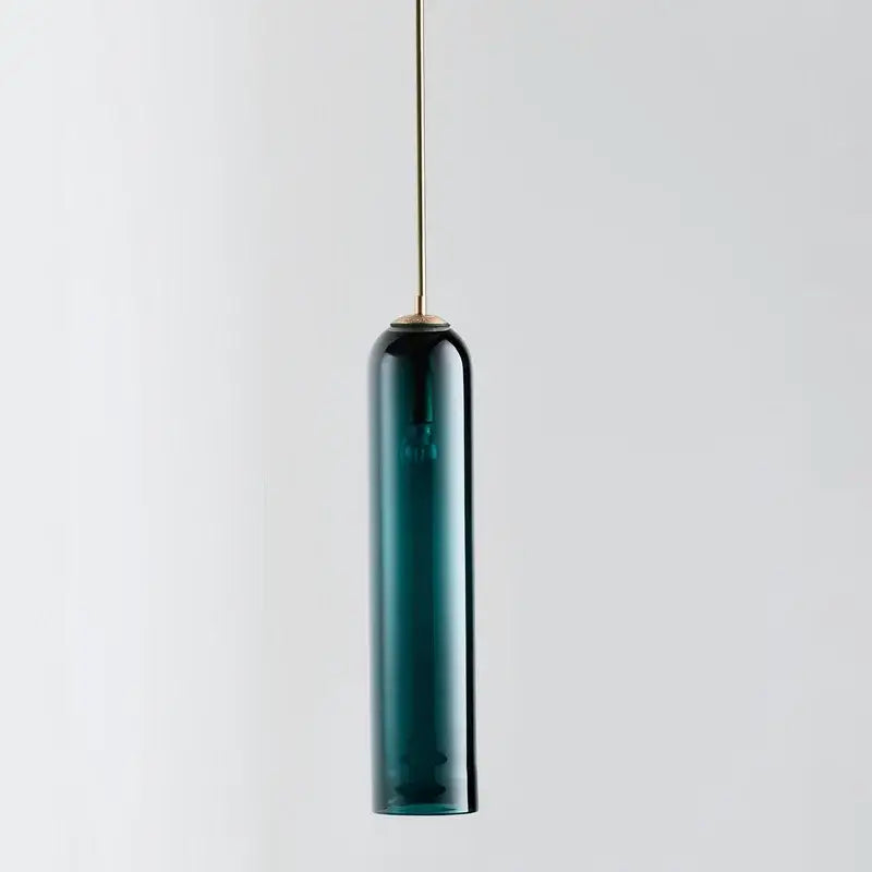 Modern multi color led glass pendant chandelier kitchen lighting
