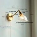 Modern gold textured glass flower wall light fixture living room