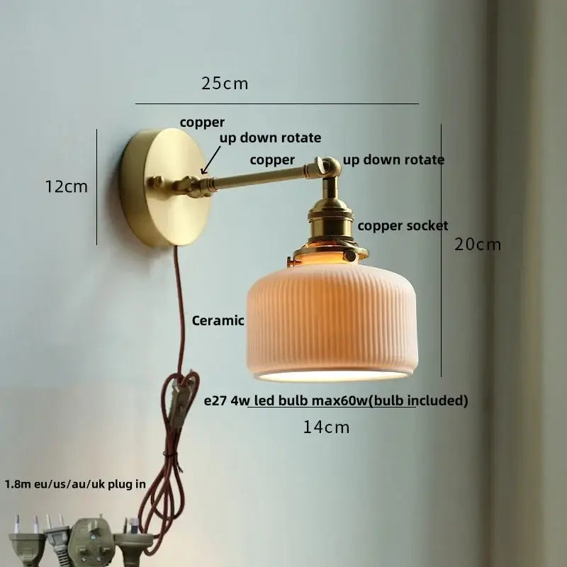 Modern gold textured glass flower wall light fixture living room