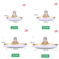 Modern white ufo led ceiling lamp living room 60w bulb