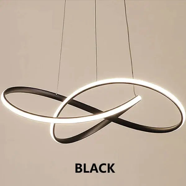 Modern white decorbites led irregular pendant light dining room