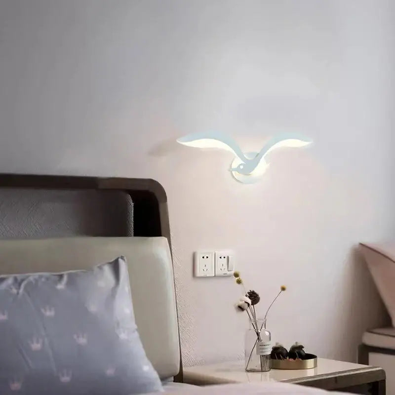 Modern led jellyfish wall sconce set for living room playful designs