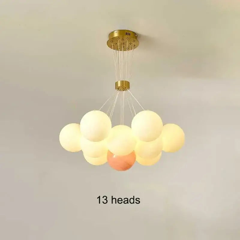 Decorbites led lunar ball cloud chandelier living room light