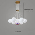 Decorbites led lunar ball cloud chandelier living room light