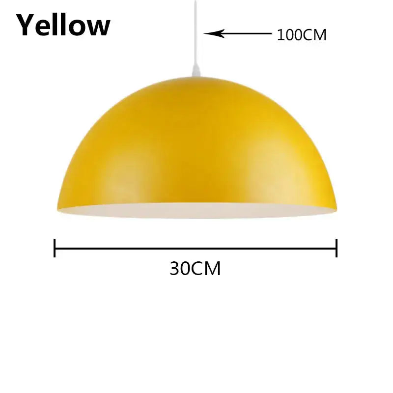 Modern pastel led macaron pendant light for bedroom and dining room