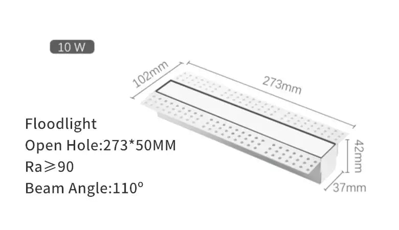 Modern silver and black led magnetic downlight living room linear spot