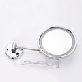 Silver led makeup mirror wall mounted magnifying bathroom mirror
