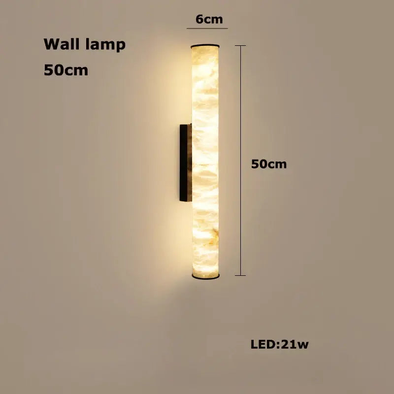 Modern white alabaster led marble hanging lamps for dining room