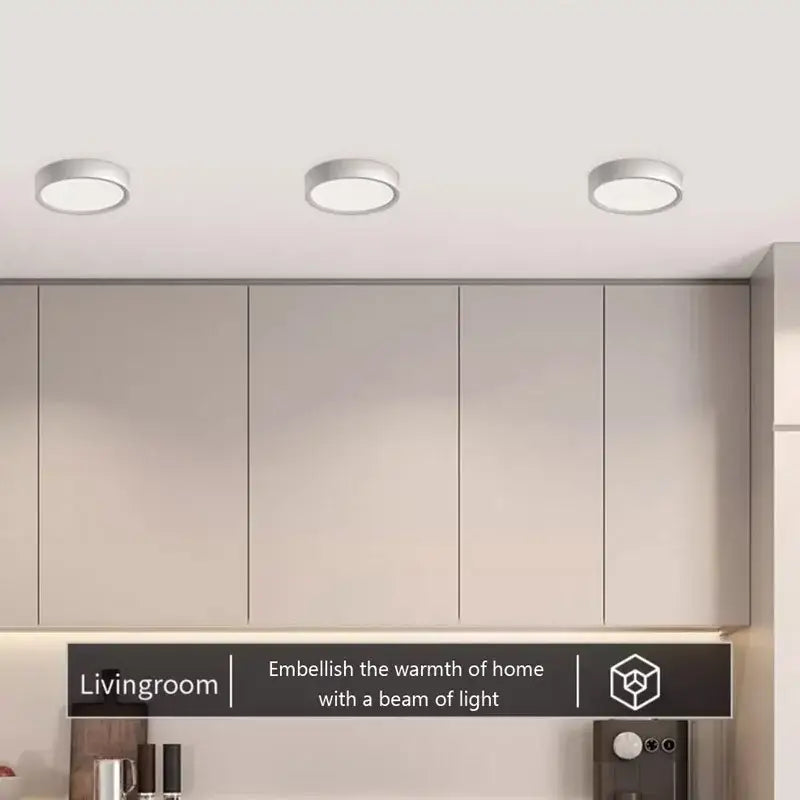 Ultra slim white minimalist ceiling light bedroom modern led lamp