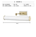 Modern white and gold led mirror cabinet bedroom wall sconce
