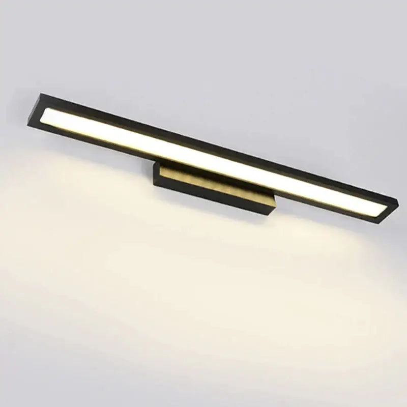 Modern black led mirror light bathroom wall lamp