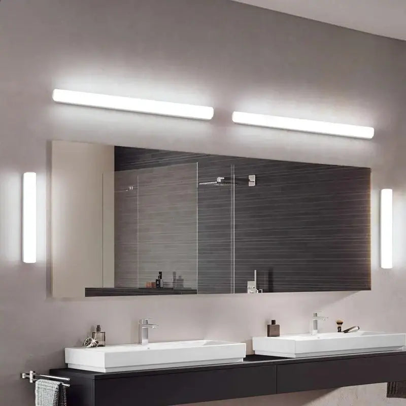 Modern warm white led mirror light wall sconces bathroom fixtures