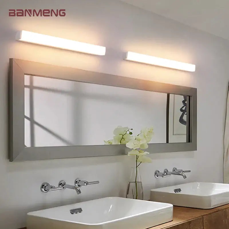 Modern warm white led mirror light wall sconces bathroom fixtures