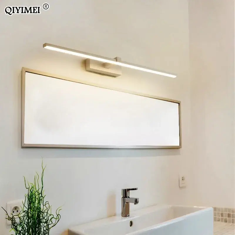 Modern black led mirror lights bathroom wall lamp