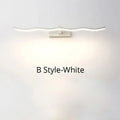 Modern black led mirror lights bathroom wall lamp