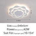 Modern white cloud led ceiling light bedroom home decor