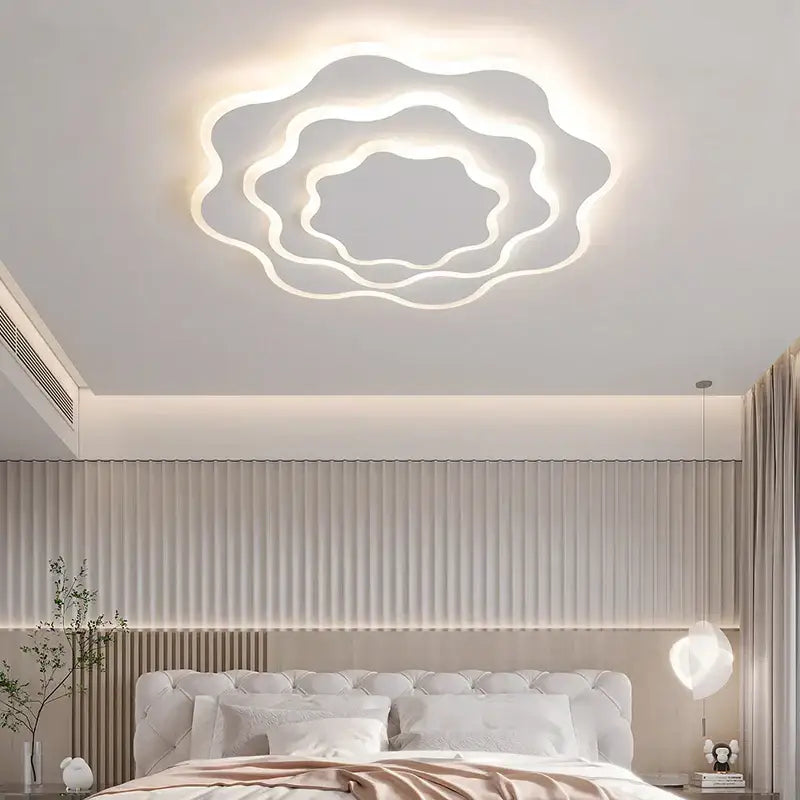 Modern white cloud led ceiling light bedroom home decor