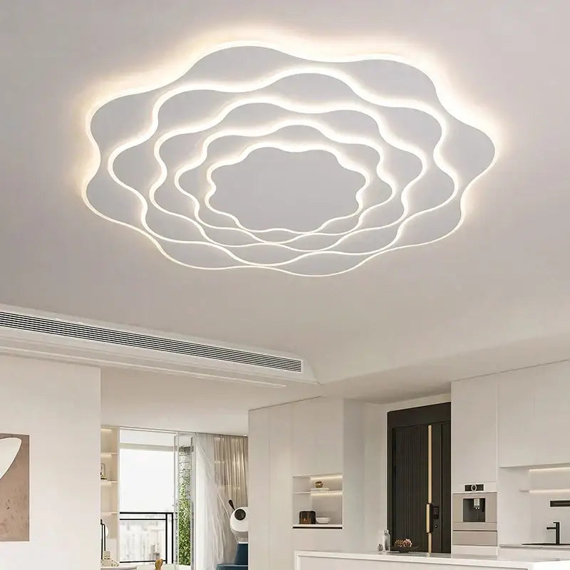 Modern white cloud led ceiling light bedroom home decor