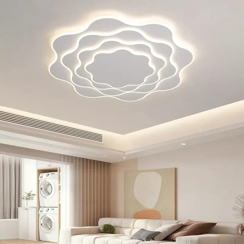 Modern white cloud led ceiling light bedroom home decor