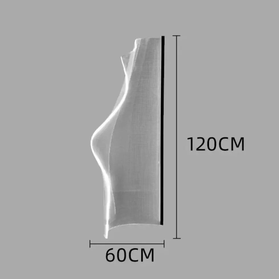Modern gold floor lamp with white fabric diffuser living room light