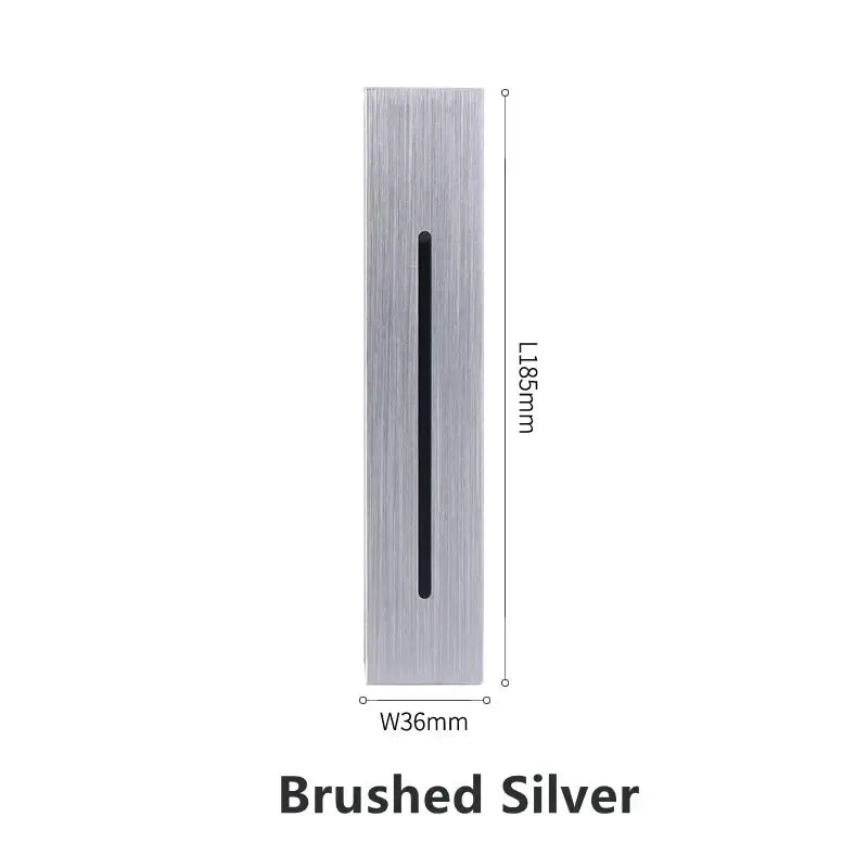 Modern silver led motion sensor wall lamps bedroom decor lighting