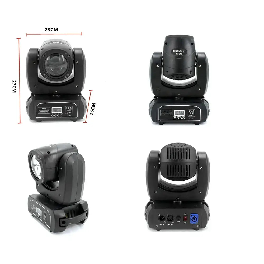 Professional black led moving head stage light for party room
