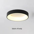 Modern white frosted glass led nordic ceiling light bedroom