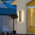 Modern black minimalist outdoor wall lamp for garden villa porch