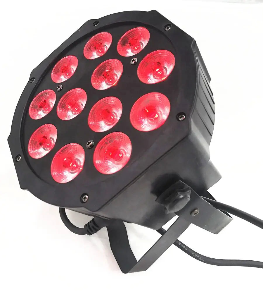 Black octagonal led par 12x18w stage light for party room