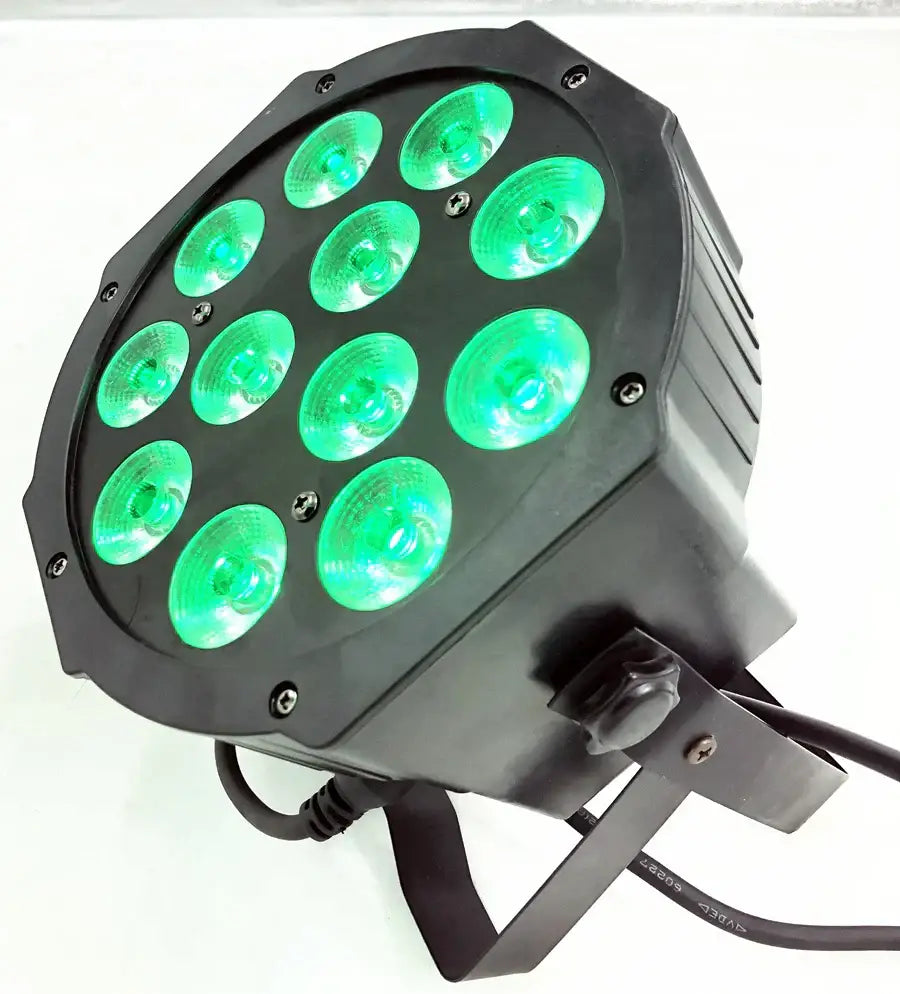 Black octagonal led par 12x18w stage light for party room