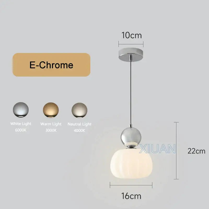 Modern ceramic led pendant lamps for dining room living room