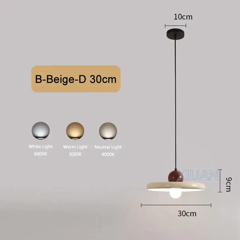 Modern ceramic led pendant lamps for dining room living room