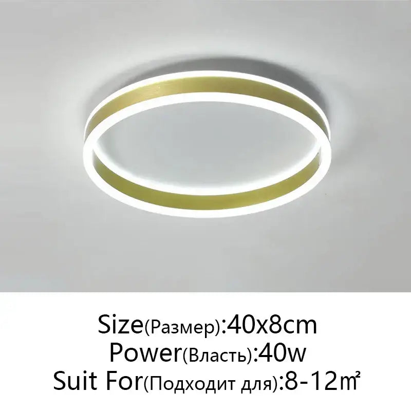 Modern black & white circular led pendant light dining room