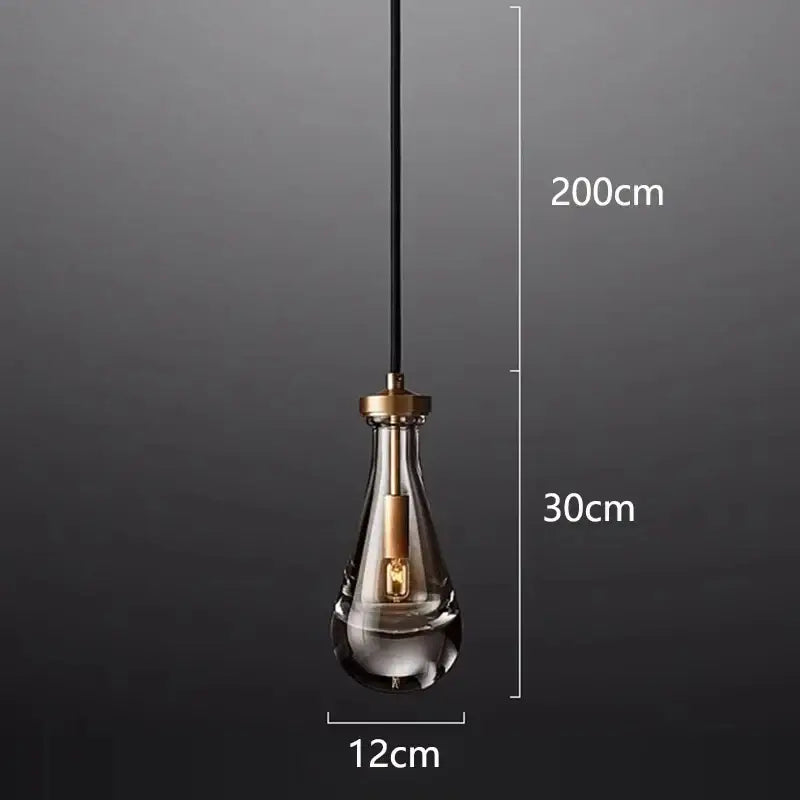 Modern black rectangular led pendant light chandeliers living room