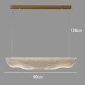 Modern white mesh led pendant light for dining room