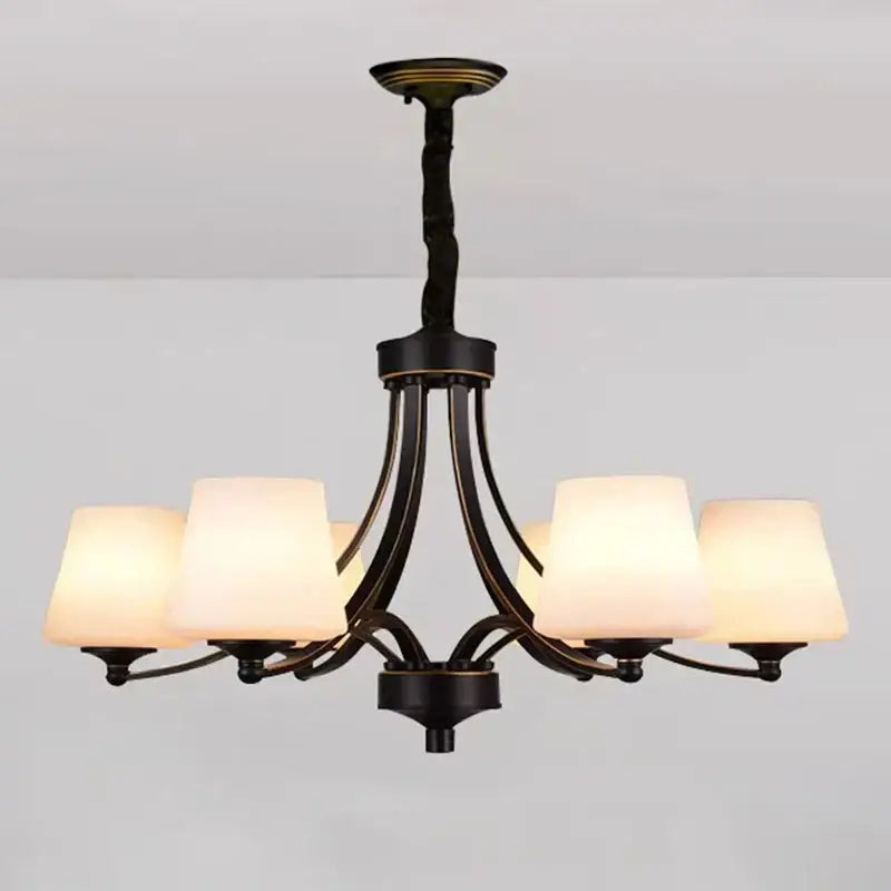Modern gold rope led pendant light for dining room