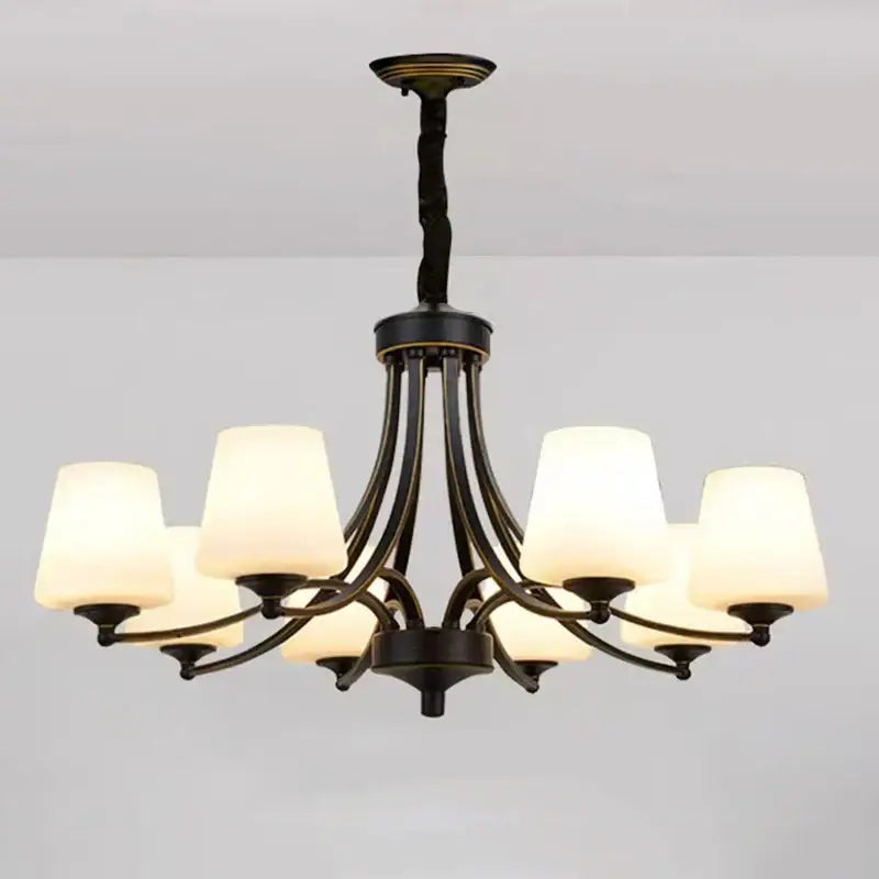 Modern gold rope led pendant light for dining room
