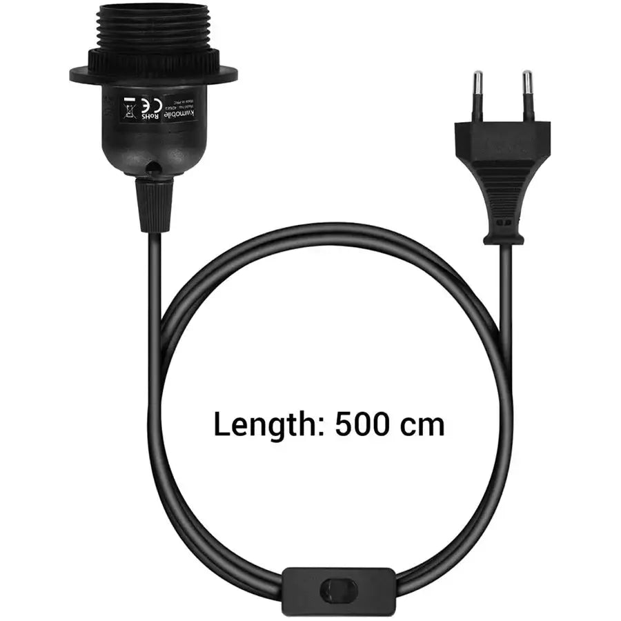 Industrial black led pendant light with switch bedroom cord kit