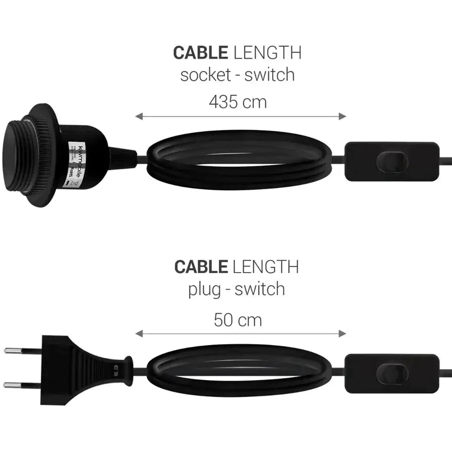 Industrial black led pendant light with switch bedroom cord kit