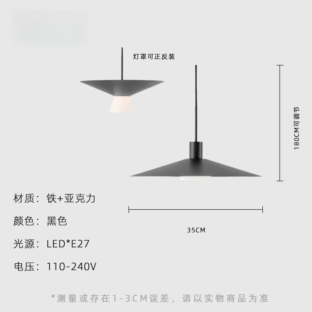 Modern minimalist off white and gold led pendant light dining room