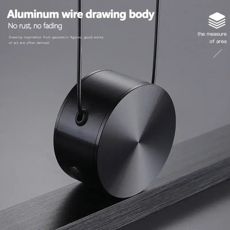 Modern black minimalist led pendant lights for dining room