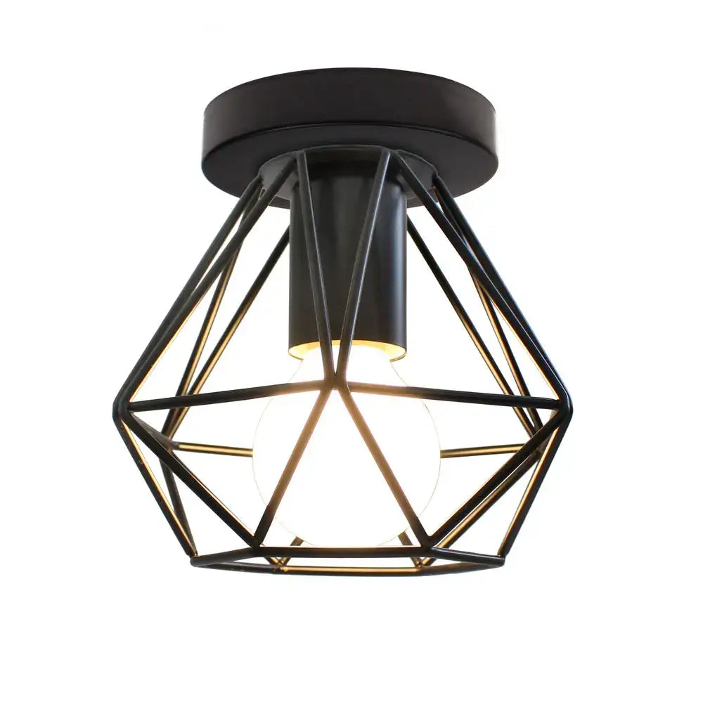 Modern industrial black led pendant lights for kitchen dining room