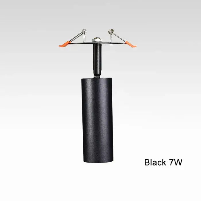 Modern cylindrical black & white led recessed ceiling lights kitchen