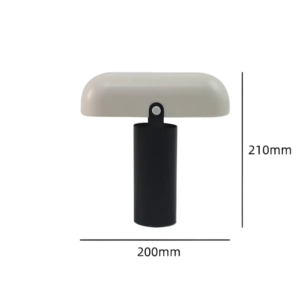 Modern burgundy led rechargeable table lamp for bedroom