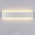 Modern silver & black led rectangle wall lamps living room light