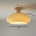 Vintage gold floral resin ceiling light fixture living room